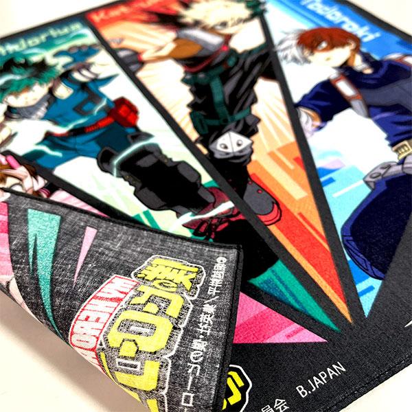 ハンカチ 僕のヒーローアカデミア ヒロアカ デク 緑谷出久 爆豪勝己 麗
