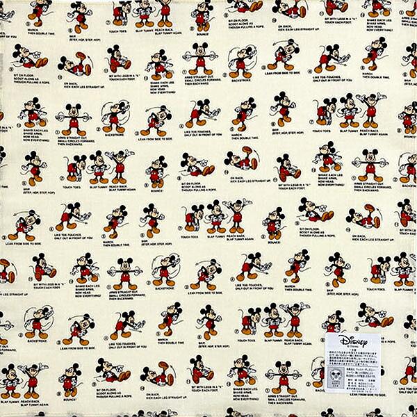 Disney（ディズニー） ハンカチ ミッキーマウス アイコン柄