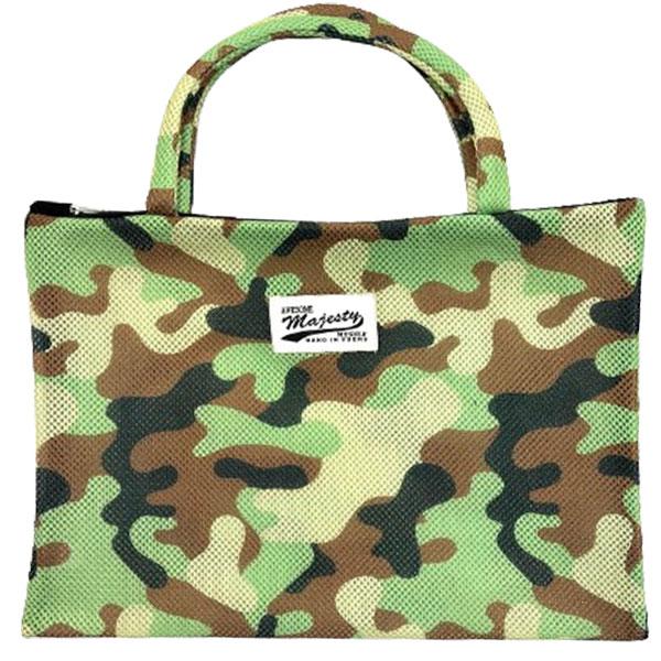 キッズ レッスンバッグ 洗える メッシュ トートバッグ ランドリー