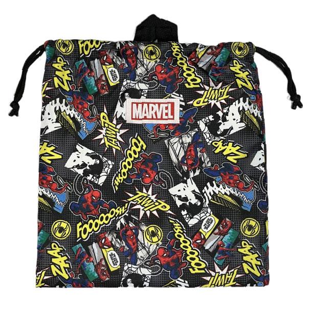 MARVEL（マーベル） 巾着 大サイズ ジャージケース スパイダーマン