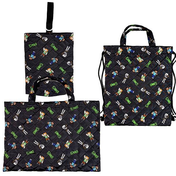 キッズ マイクラ 3点セット レッスンバッグ シューズケース