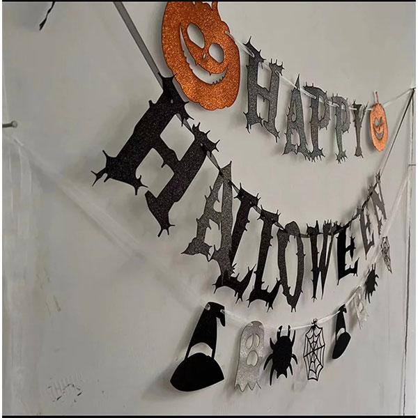 ハロハロウィン HALLOWEEN 壁飾り ガーランド 楽しい 女の子 おもしろ