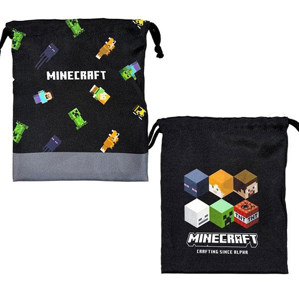 キッズ 巾着 Sサイズ マイクラ マインクラフト 給食袋 巾着袋 グッズ  