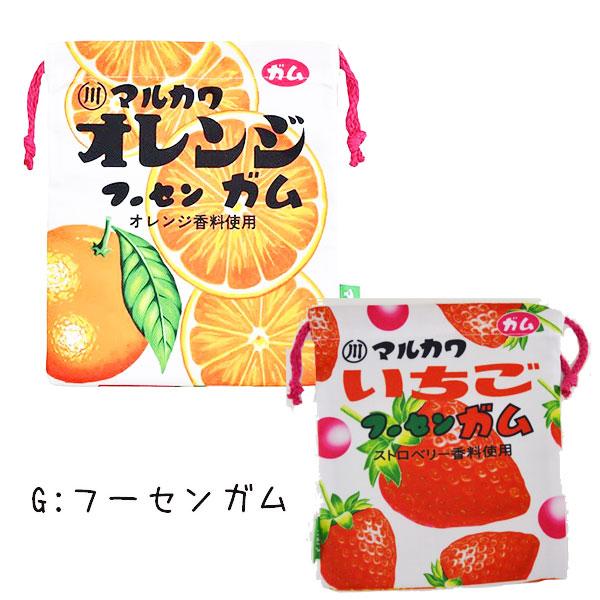 CRUX（クラックス） 巾着 Sサイズ お菓子シリーズ つぶグミ ミニボーロ