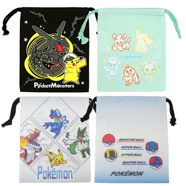 Pokemon（ポケモン） 巾着袋 Sサイズ ポケットモンスター ピカチュウ