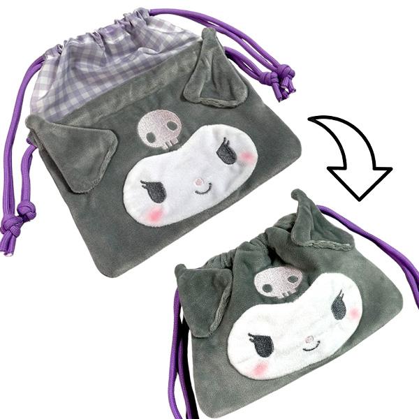 sanrio（サンリオ） 巾着 サイズが変わる 2way キティ クロミ マイメロ