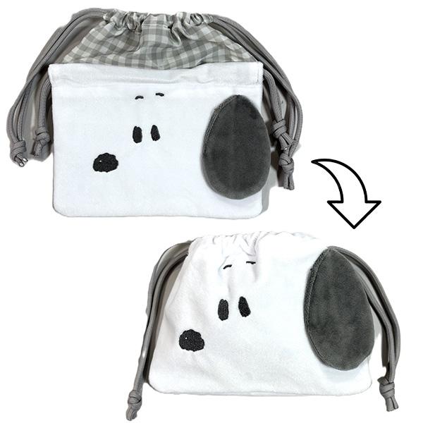 SNOOPY（スヌーピー） 巾着 サイズが変わる 2way オラフ 男の子 女の子