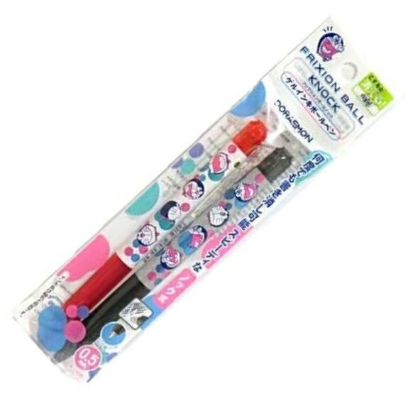 フリクションボールペン 2色セット 黒／赤 ドラえもん おしゃれ 小学生