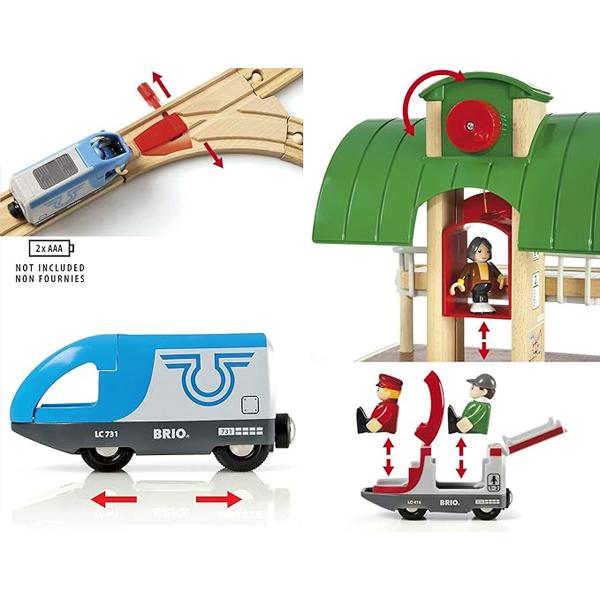 BRIO（ブリオ） 【訳アリ】 列車 木製レール セット 人気の高い