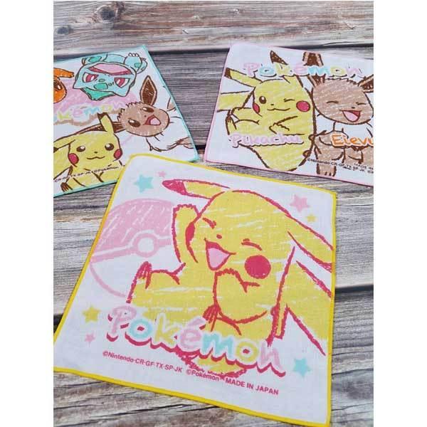 ミニガーゼ 3枚 セットポケモン ガーゼハンカチ 子供 キッズ グッズ 男の子 女の子 イーブイ ピカチュウ ポケットモンスター T1306 T1306 キャラクター雑貨屋cherico 通販 Yahoo ショッピング