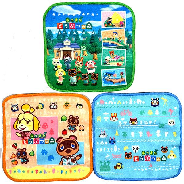 任天堂 プチタオル どうぶつの森 3枚セット 825307 あつもり 任天堂 プチタオル どうぶつの森 3枚セット 825307 あつもり