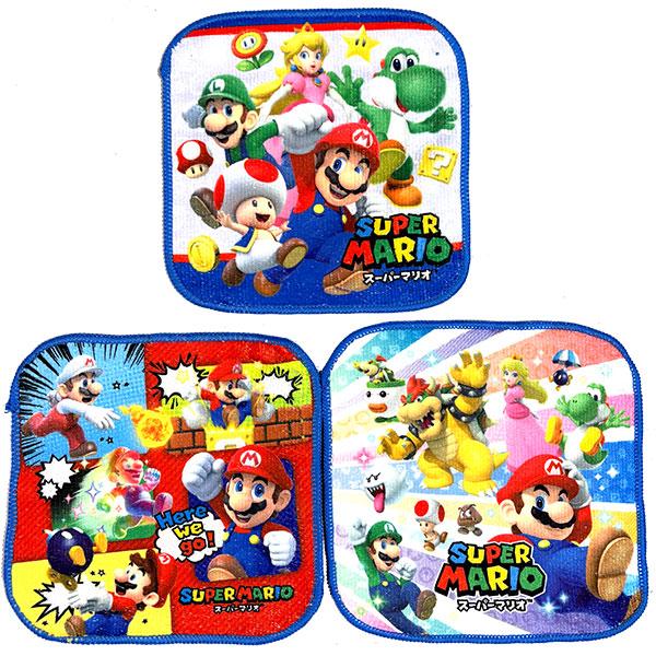 スーパーマリオ3Dコレクション ミニタオル3枚セット 任天堂（Nintendo） ミニタオル マリオ 3枚セット 822290 ポケット