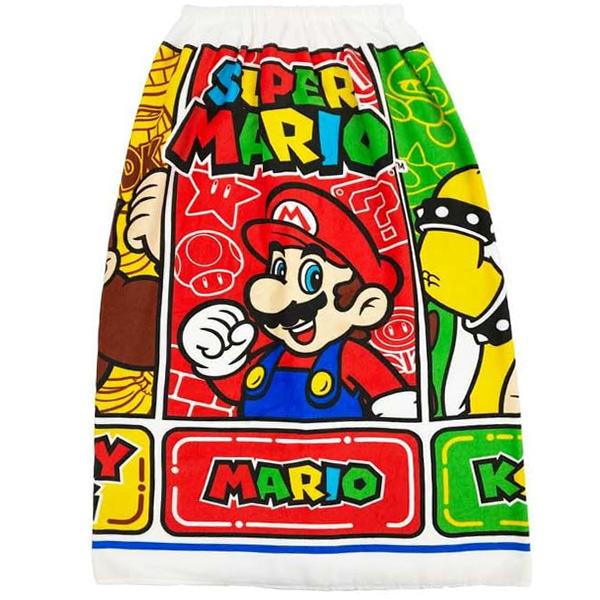 任天堂（Nintendo） 巻きタオル 80cm マリオ スーパーマリオ ラップ