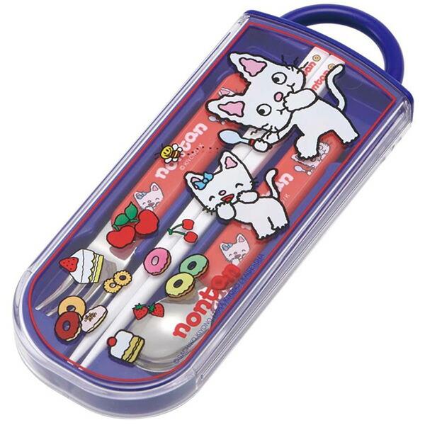 スケーター トリオセット 箸 スプーン フォーク 585197 ノンタン 入園