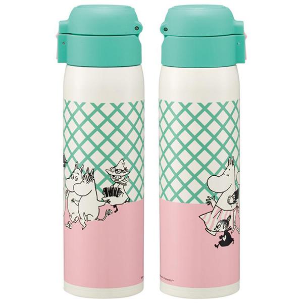 MOOMIN（ムーミン） ワンタッチ ステンレスボトル 480ml 636165 遠足