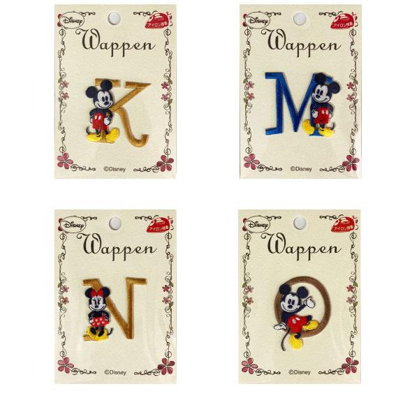 ディズニー ミッキー ミニー ワッペン Disney ミッキー ミニー ディズニー キャラクター ワッペン 刺繍