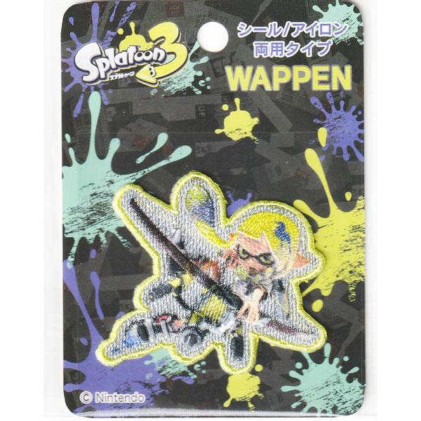 任天堂（Nintendo） スプラトゥーン3 ワッペン アイロン シール 入学