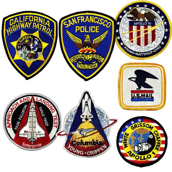 POLICE（ポリス） ワッペン シャトル 航空 宇宙 スペースシャトル