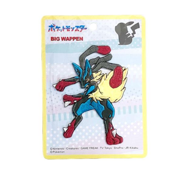 ポケモン ビッグ ワッペン アイロン シール アイロン接着 入園