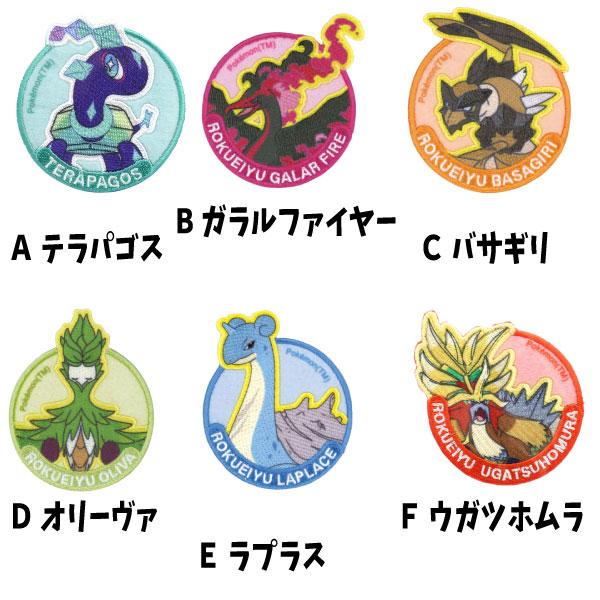 Pokemon（ポケモン） ワッペン アイロン シール アイロン接着