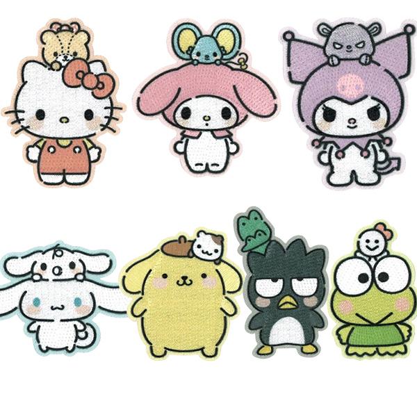 sanrio（サンリオ） ワッペン ゆるっとシリーズ キティ ポムポム