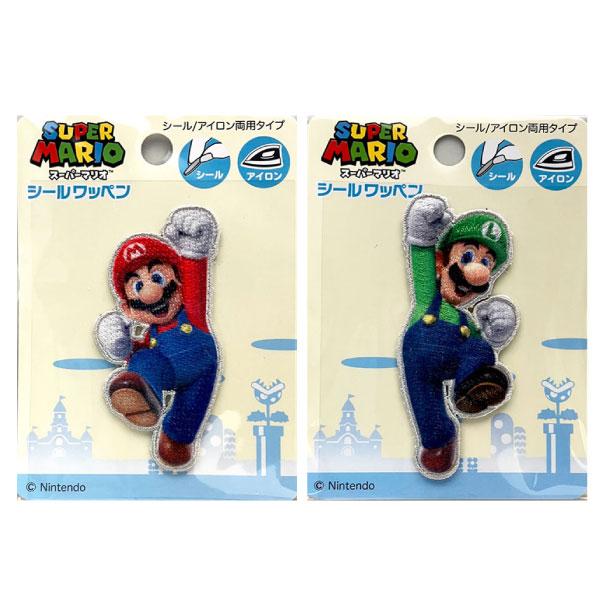 任天堂（Nintendo） ワッペン スーパーマリオ 大きめ ダイカット