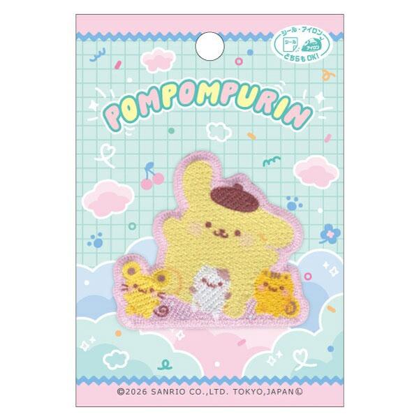 sanrio（サンリオ） ワッペン アップリケ ポムポムプリン シール