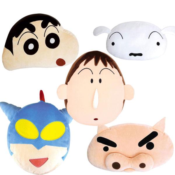 クレヨンしんちゃん　クッション BANDAI（バンダイ） クレヨンしんちゃん もっちり フェイス クッション
