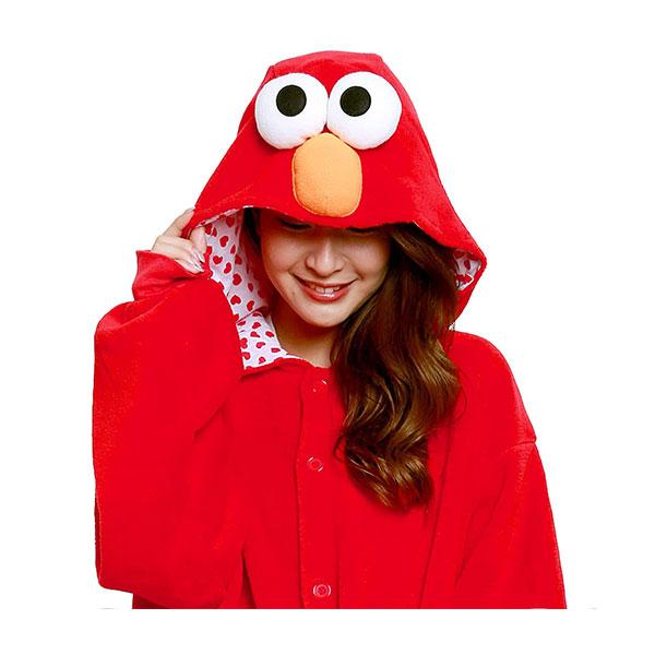 フリース 着ぐるみ エルモ クッキーモンスター ミニオン ボブ 大人