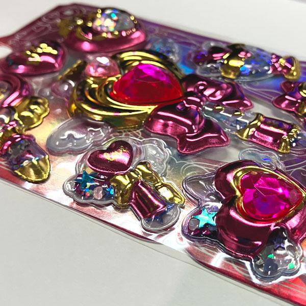 きらきらスパンコール入り シール シール交換 かわいい セーラームーン