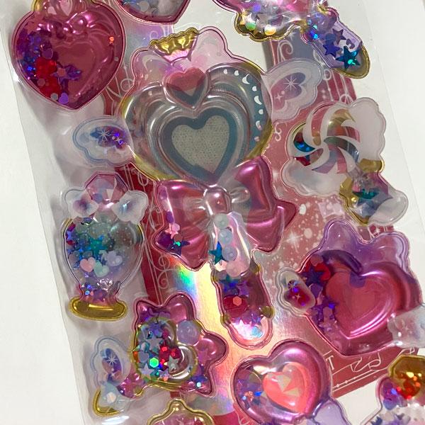 きらきらスパンコール入り シール シール交換 かわいい セーラームーン