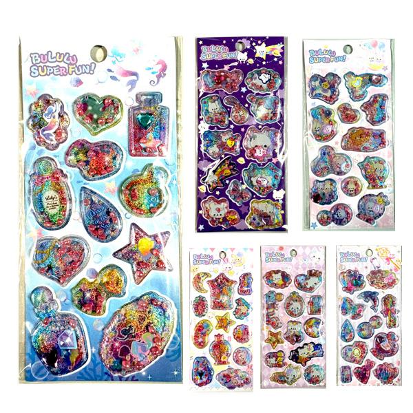 1枚250円！【オーダーページ】キラキラシール★ きらきらビーズ入り シール 香り付き シール交換 かわいい