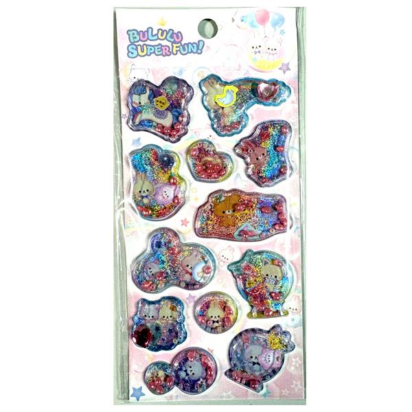 きらきらビーズ入り シール 香り付き シール交換 かわいい