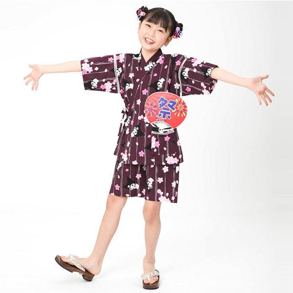 sanrio（サンリオ） 甚平 キッズ シナモロール マイメロ クロミ 95cm