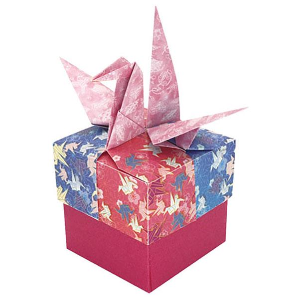 おりがみ 和柄 箱 小物入れ 320026 綺麗 人気 折り紙