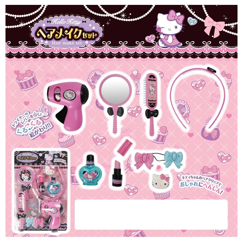 ハローキティ ヘアメイクセット 子供 こども おしゃれあそび メイク