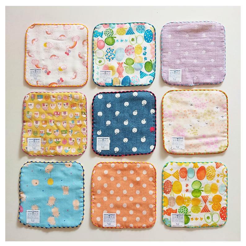 日本製 ミニハンカチ お任せ3枚組 入園 入学 保育園 幼稚園