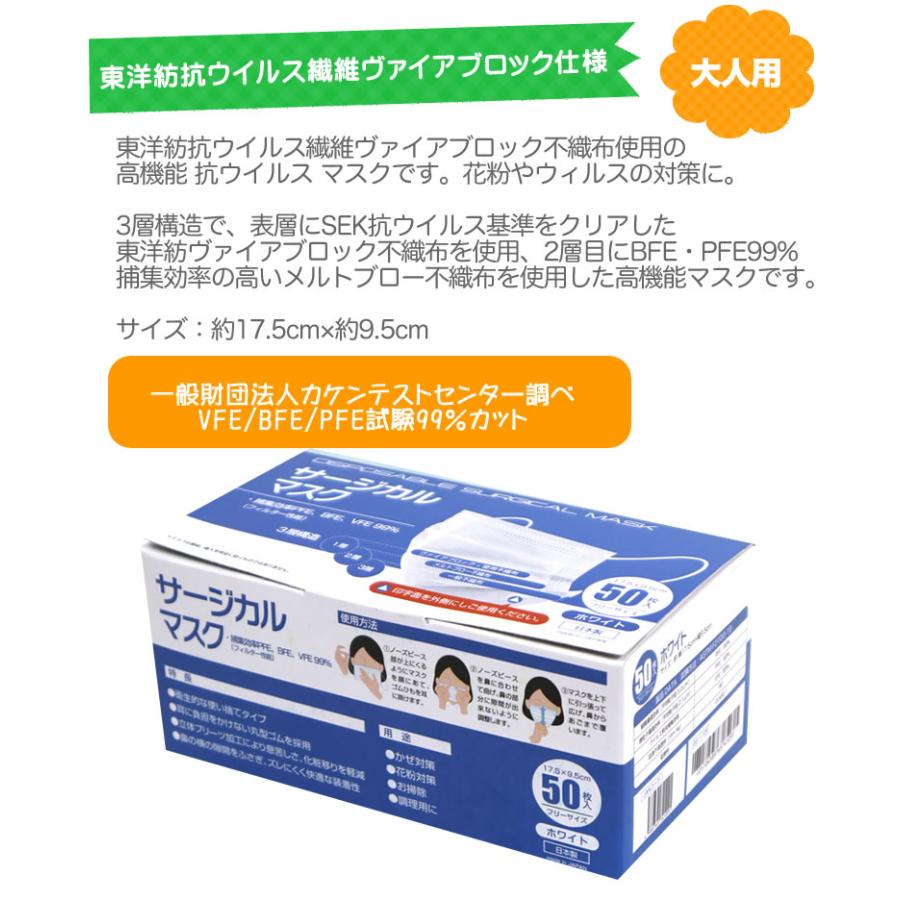 東洋紡 ヴァイアブロック不織布 マスク 日本製 国産 全国マスク工業会