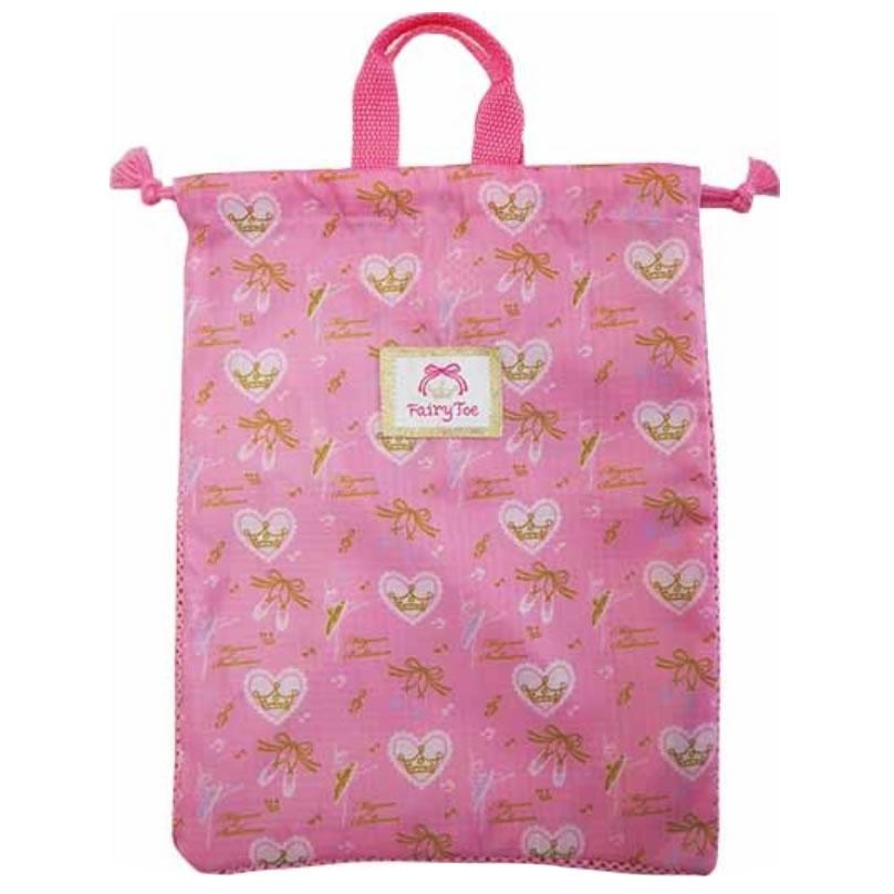 上履き入れ トゥシューズケース 巾着 Fairy Toe 巾着袋 トゥ