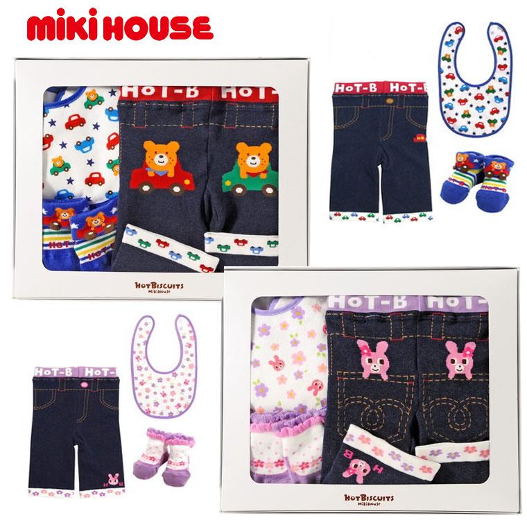 HOT BISCUITS MIKIHOUSE ミキハウス 日本製 ギフトセット 7分丈