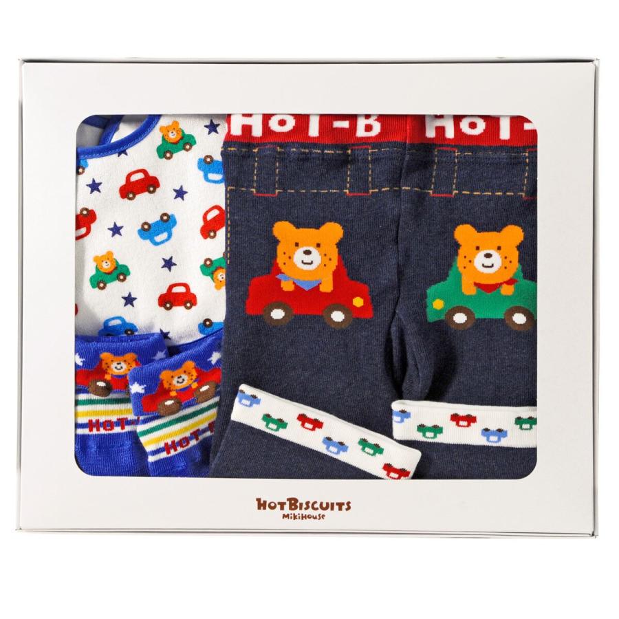 HOT BISCUITS MIKIHOUSE ミキハウス 日本製 ギフトセット 7分丈
