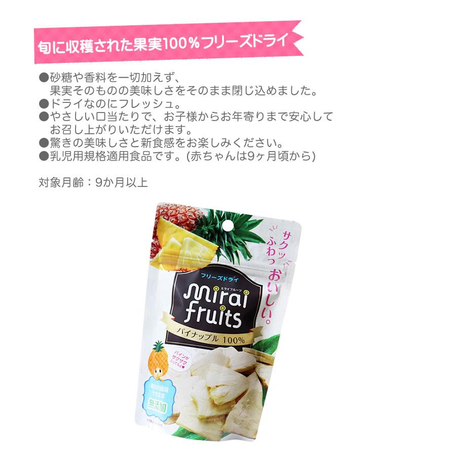 無添加 パイナップル 10g 離乳食 ベビー 赤ちゃん おやつ 子供 キッズ