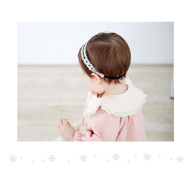 バーバラ レース ゴールド シルバー 刺繍 ハーフバースデー ヘアーバンド 赤ちゃん用 子供用 2 発表会 結婚式 髪飾り Barbara 輸入ベビー キッズ服 Cherie 通販 Yahoo ショッピング