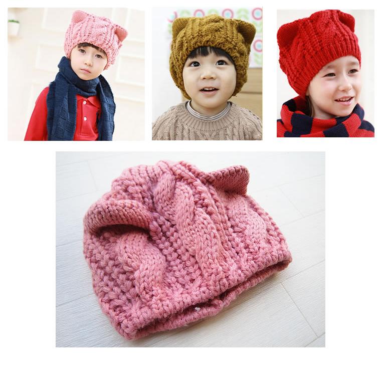 専用Kidsニット帽(男女兼用)大人女性可 carter's（カーターズ） シェリープリンセス(Cherie Princess)猫のよう