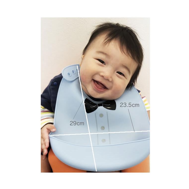 Hudson Baby 食事用 エプロン スタイ 2枚セット シリコン ハドソン