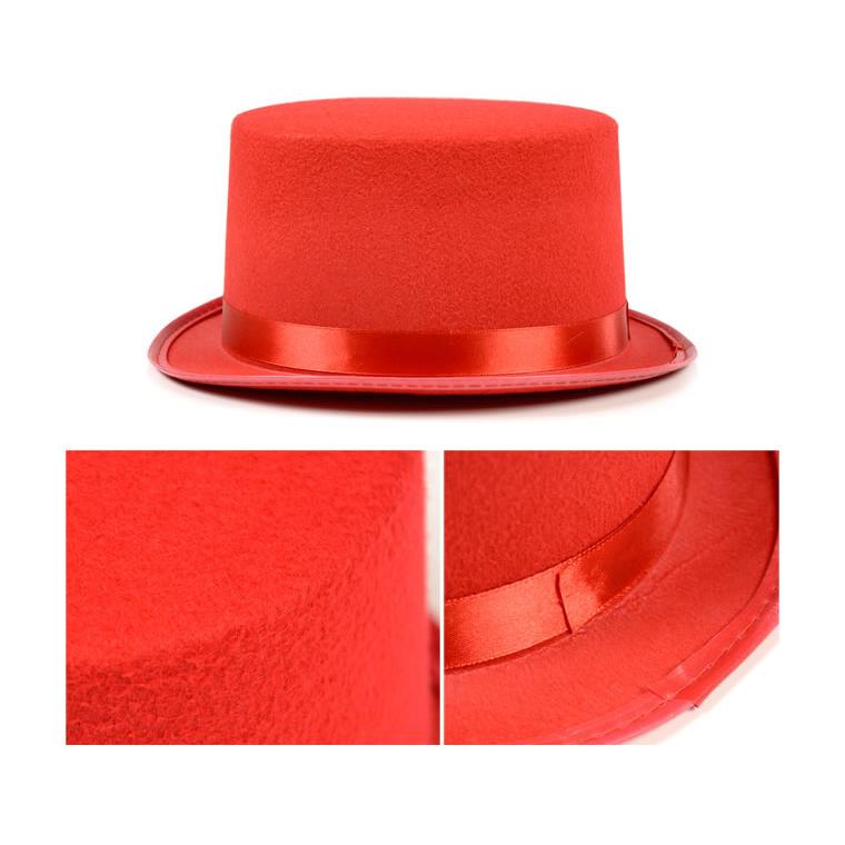 シルクハット マジックハット 【大】 Teens マジシャン キッズ 帽子