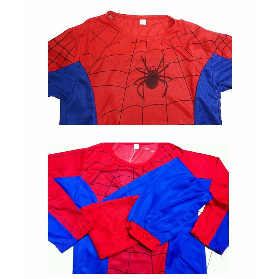 アウトレット訳ありマスク無し スパイダーマン コスチューム 子供 衣装