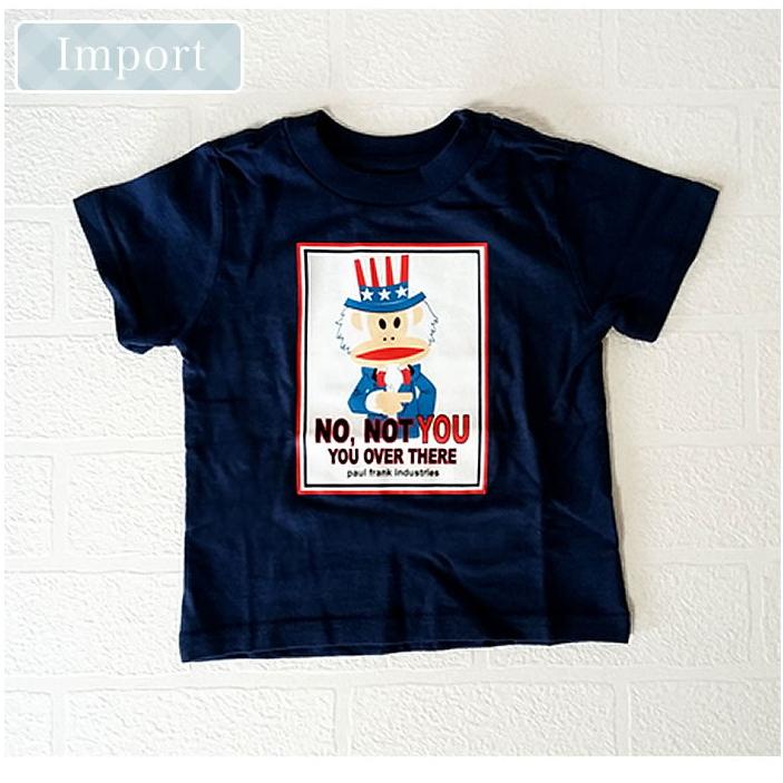 ポールフランク 正規品 半袖 T シャツ Tシャツ Paul Frank ネイビー おサル柄 キッズ 子供用 男の子 Paulfrank1 輸入ベビー キッズ服 Cherie 通販 Yahoo ショッピング