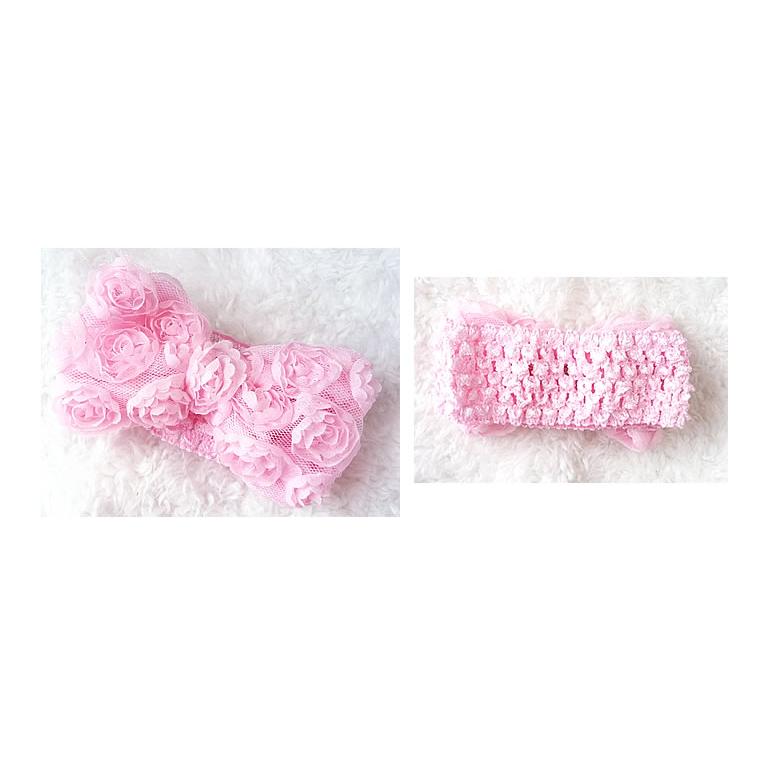 ラブリーローズブルマ ベビー 髪飾り付き フリフリ オーバーパンツ