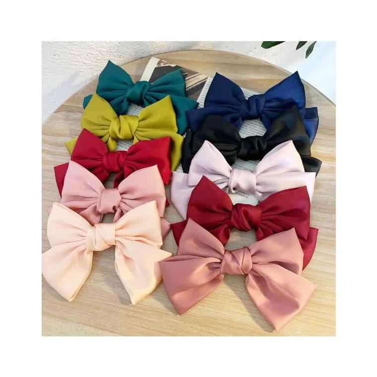 特大 リボン クリップ りぼん ヘアアクセサリー 大きい ビッグ